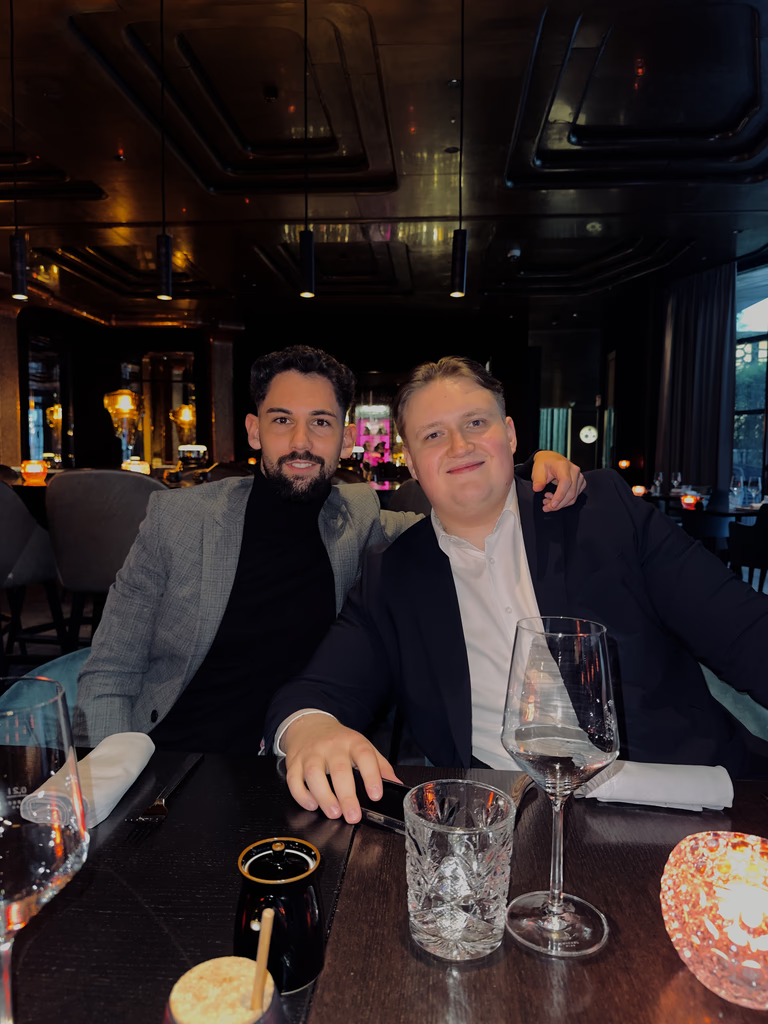 Tim Huck und Dmitrij Gärtner